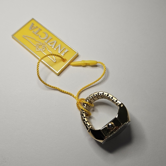 NEW! Invicta Women's Ring Watch Heart Mini Gold Crystals Gift 18.5 mm - $199 - Picture 3 of 6